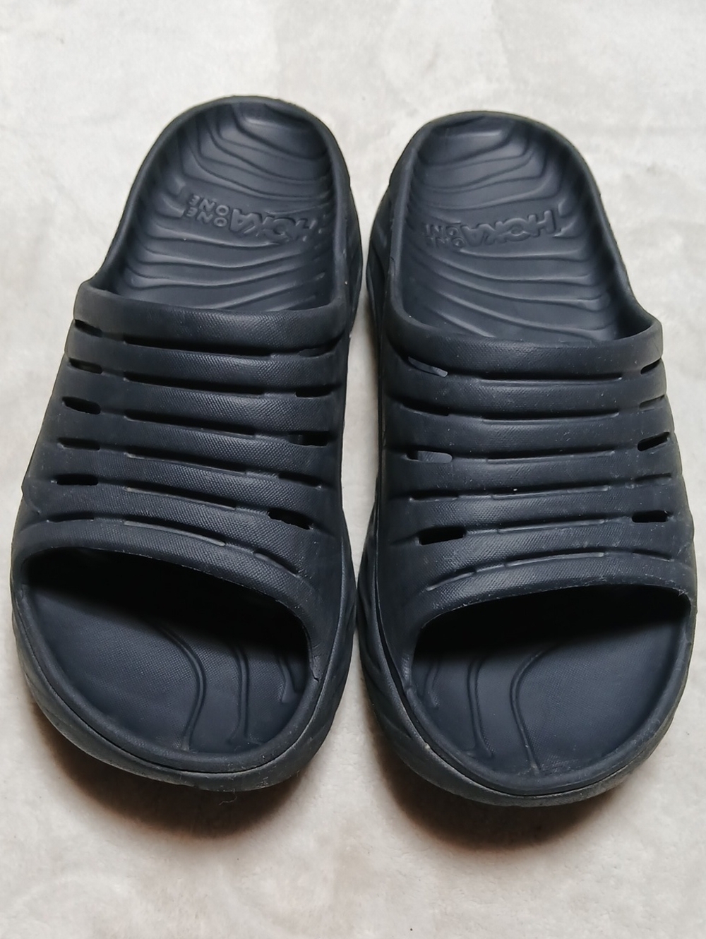 Hoka One One Men's Black Slide Sandals Size 10